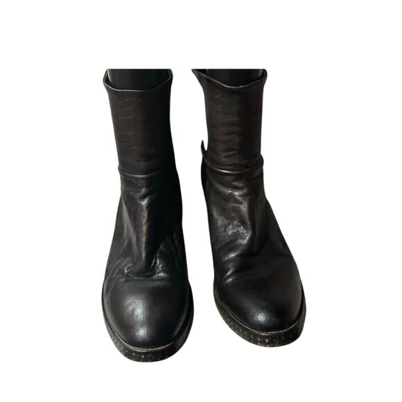 Catarina Martins Boots Zip Up Bootie Leather Ankle Antique Brown Size 38 US 8 - Picture 5 of 8